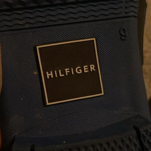 Tommy Hilfiger Electric Blue Rainboots Size 9 EUC - Picture 8 of 13